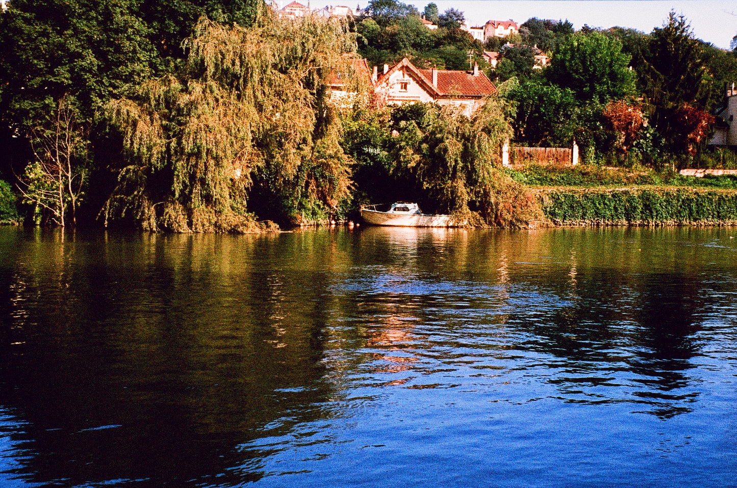 Calm river near Paris